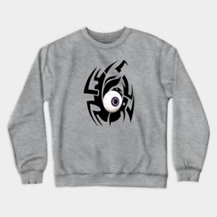 Tribal Iris violet Crewneck Sweatshirt